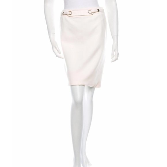 Escada Dresses & Skirts - ESCADA Vintage Virgin Wool Creme Skirt
